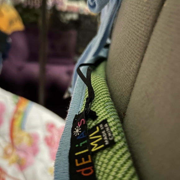 dELiA*s Blue and Green Knit Top - Picture 6 of 6